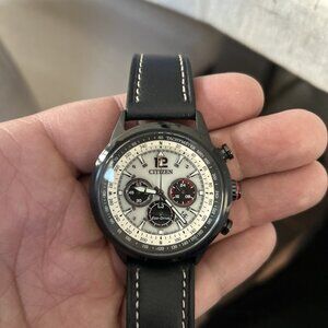 Citizen Eco-Drive Garrison Stainless Chronograph Men's Quartz Watch - CA4479-02X